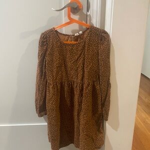 Gap Kids leopard print dress, size 8